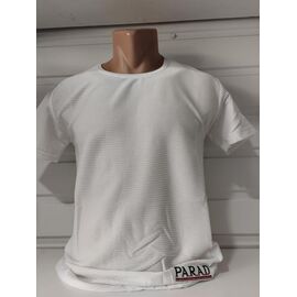 Футболка чоловіча 1592 white р.M-2XL "RING" недорого оптом від прямого постачальника