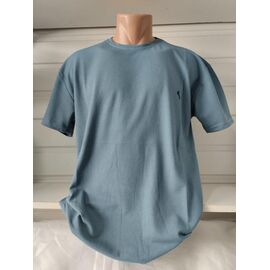Футболка чоловіча 1628 l.blue р.4XL-8XL "RING" недорого оптом від прямого постачальника