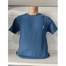 Фотография Футболка мужская 1651 blue р.M-3XL "RING" недорого оптом от прямого поставщика