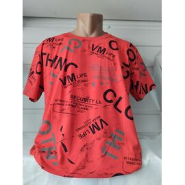 Фотография Футболка мужская 1691 red р.2XL-6XL "RING" недорого оптом от прямого поставщика