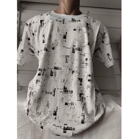 Фотография Футболка мужская 1693 white р.2XL-6XL "RING" недорого оптом от прямого поставщика