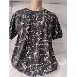 Фотография Футболка мужская 1695 black р.2XL-6XL "RING" недорого оптом от прямого поставщика