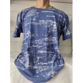 Фотография Футболка мужская 1697 blue р.S-2XL "RING" недорого оптом от прямого поставщика