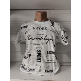 Фотография Футболка мужская 1698 white р.S-2XL "RING" недорого оптом от прямого поставщика