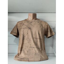 Фотография Футболка мужская 1700 beige р.S-2XL "RING" недорого оптом от прямого поставщика