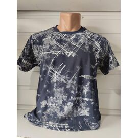 Фотография Футболка мужская 1701 d.grey р.S-2XL "RING" недорого оптом от прямого поставщика