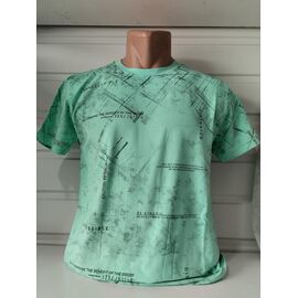 Фотография Футболка мужская 1704 mint р.S-2XL "RING" недорого оптом от прямого поставщика