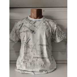 Фотография Футболка мужская 1705 white р.S-2XL "RING" недорого оптом от прямого поставщика