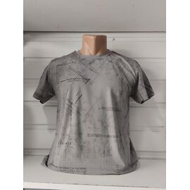 Фотография Футболка мужская 1706 grey р.S-2XL "RING" недорого оптом от прямого поставщика