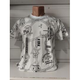 Футболка чоловіча 1713 white р.S-2XL "RING" недорого оптом від прямого постачальника