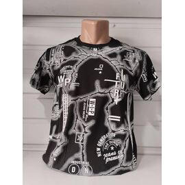 Футболка чоловіча 1714 black р.S-2XL "RING" недорого оптом від прямого постачальника