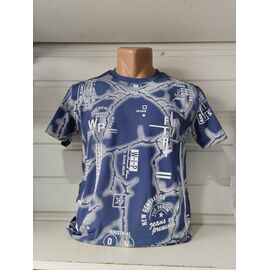 Футболка чоловіча 1715 blue р.S-2XL "RING" недорого оптом від прямого постачальника