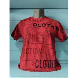 Футболка чоловіча 1717 red р.S-2XL "RING" недорого оптом від прямого постачальника