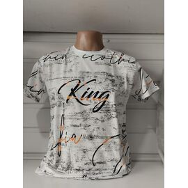 Футболка чоловіча 1718 white р.S-2XL "RING" недорого оптом від прямого постачальника