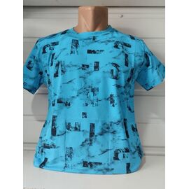 Футболка чоловіча 1724 l.blue р.S-2XL "RING" недорого оптом від прямого постачальника