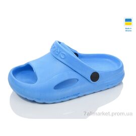 Фотография Шлепки детские летние Лето H9 бірюза (6 пар р.24-29) "SANLIN 2" недорого оптом от прямого поставщика