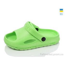 Фотография Шлепки детские летние Лето H9 зелений (6 пар р.24-29) "SANLIN 2" недорого оптом от прямого поставщика