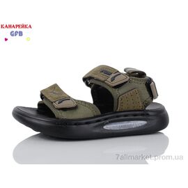Сандалії дитячі літні Літо Z6501-5 (10 пар р.21-25) "GFB-Канарейка" недорого оптом від прямого постачальника