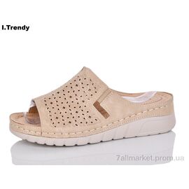 Фотография Шлепки женские облегченные Лето G95-3 (8 пар р.37-42) "Trendy" недорого оптом от прямого поставщика