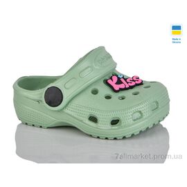Фотография Кроксы детские летние Лето H1 олива (6 пар р.18-23) "Lot Shoes" недорого оптом от прямого поставщика