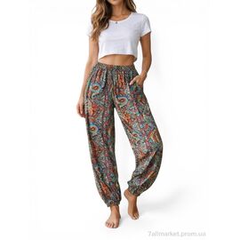 Жіночі брюки Літо 235 мікс (6 шт. р.сітка54-62) "Алия" недорого оптом від прямого постачальника