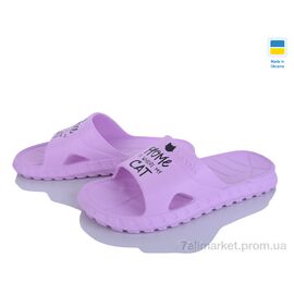 Фотография Шлепки женские облегченные Лето Крок С74 бузковий (6 пар р.36-41) "Vladimir" недорого оптом от прямого поставщика