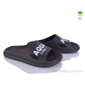 Фотография Шлепки мужские пляжные Лето Крок C79 коричневий (6 пар р.41-45) "Vladimir" недорого оптом от прямого поставщика