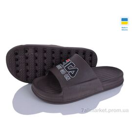 Фотография Шлепки мужские пляжные Лето Крок C106 т.корич. (6 пар р.41-45) "Vladimir" недорого оптом от прямого поставщика