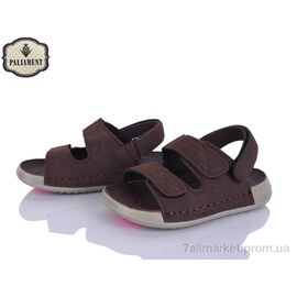 Фотография Сандалии детские летние Лето C12 coffe (8 пар р.26-31) "PALIAMENT" недорого оптом от прямого поставщика