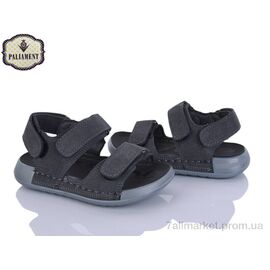 Фотография Сандалии детские летние Лето C11 grey (8 пар р.26-31) "PALIAMENT" недорого оптом от прямого поставщика