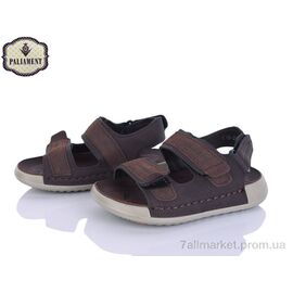 Фотография Сандалии детские летние Лето C15 coffee (8 пар р.26-31) "PALIAMENT" недорого оптом от прямого поставщика