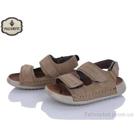 Фотография Сандалии детские летние Лето C15 khaki (8 пар р.26-31) "PALIAMENT" недорого оптом от прямого поставщика