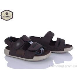 Фотография Сандалии детские летние Лето B16 coffee (8 пар р.32-37) "PALIAMENT" недорого оптом от прямого поставщика