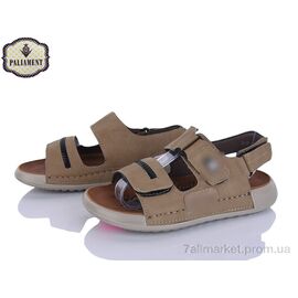 Фотография Сандалии детские летние Лето B16 khaki (8 пар р.32-37) "PALIAMENT" недорого оптом от прямого поставщика