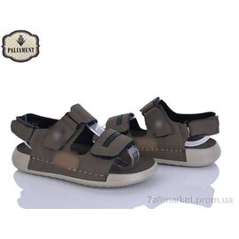 Фотография Сандалии детские летние Лето B16 green (8 пар р.32-37) "PALIAMENT" недорого оптом от прямого поставщика
