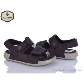 Фотография Сандалии детские летние Лето A16 coffe (8 пар р.36-41) "PALIAMENT" недорого оптом от прямого поставщика