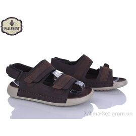 Фотография Сандалии детские летние Лето A15 coffee (8 пар р.36-41) "PALIAMENT" недорого оптом от прямого поставщика