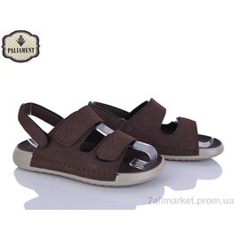 Фотография Сандалии детские летние Лето A12 coffee (8 пар р.36-41) "PALIAMENT" недорого оптом от прямого поставщика