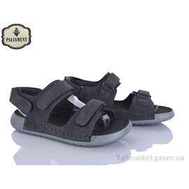 Фотография Сандалии детские летние Лето A11 grey (8 пар р.36-41) "PALIAMENT" недорого оптом от прямого поставщика