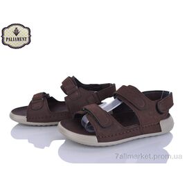 Фотография Сандалии детские летние Лето A11 coffee (8 пар р.36-41) "PALIAMENT" недорого оптом от прямого поставщика