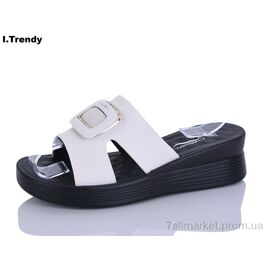 Фотография Шлепки женские облегченные Лето ZK858-3 (8 пар р.36-41) "Trendy" недорого оптом от прямого поставщика