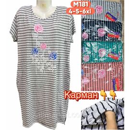 Плаття домашнє жіноче, напівбатал розміри 4хл — 6хл (50-58) (мікс кв) "STELLA" недорого від прямого постачальника