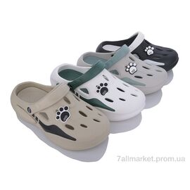 Фотография Кроксы мужские легкие Лето W38 mix (12 пар р.40-45) "Elmob" недорого оптом от прямого поставщика