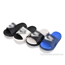 Фотография Шлепки детские летние Лето S42 mix (12 пар р.30-35) "Family" недорого оптом от прямого поставщика