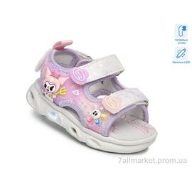 Босоніжки дитячі літні Літо 65041H LED (8 пар р.21-26) "TOM.M" недорого оптом від прямого постачальника