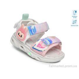 Босоніжки дитячі літні Літо 65042E LED (8 пар р.21-26) "TOM.M" недорого оптом від прямого постачальника