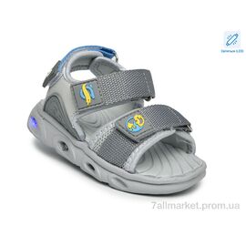 Сандалії дитячі літні Літо 65036C LED (8 пар р.21-26) "TOM.M" недорого оптом від прямого постачальника