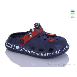 Крокси дитячі літні Літо 6005 синій (6 пар р.25-30) "DeMur" недорого оптом від прямого постачальника