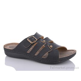 Фотография Шлепки мужские пляжные Лето M103-1 (6 пар р.40-45) "FG" недорого оптом от прямого поставщика