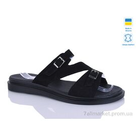 Фотография Шлепки женские облегченные Лето 53 чорний з. (6 пар р.37-41) "Sali" недорого оптом от прямого поставщика